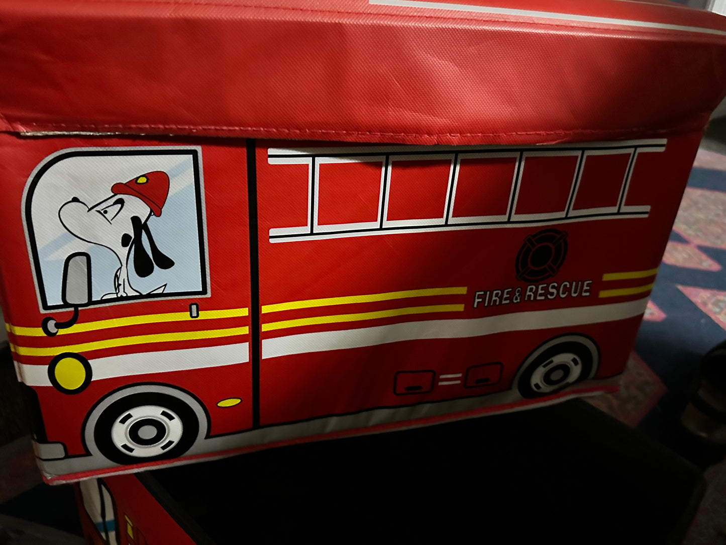 Toy box fireman
