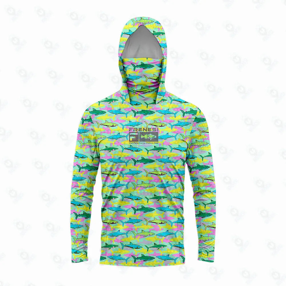 Fishing Shirts Men Sun Protection Hoodie