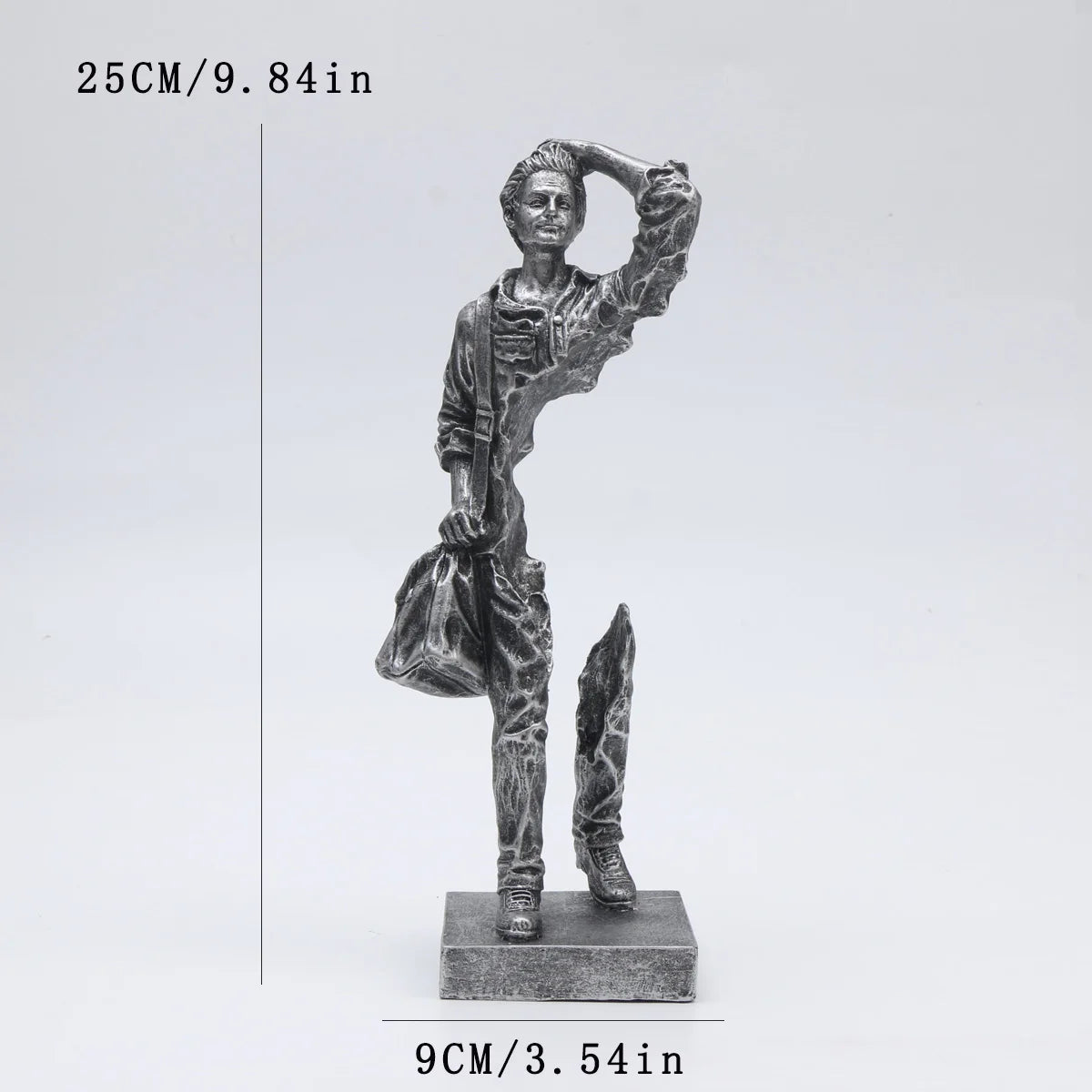 Traveler Sculpture - Abstract Resin Decor