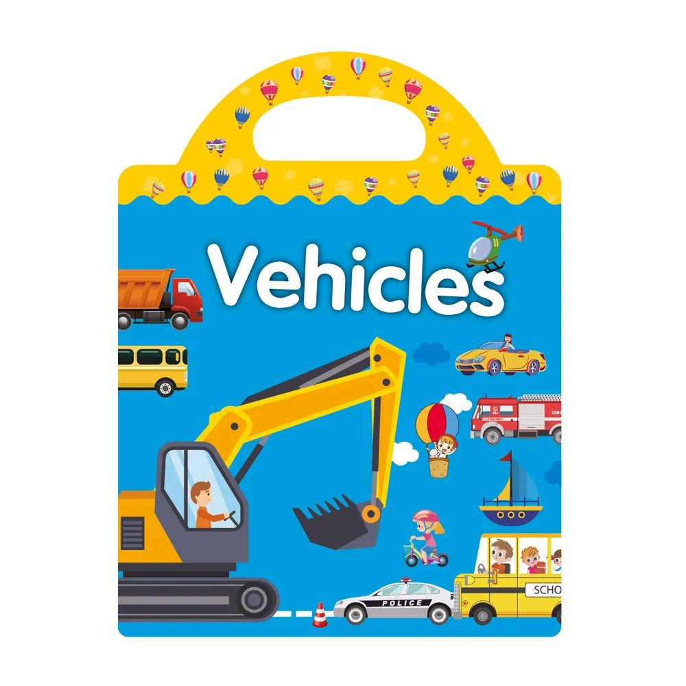 New Children Reusable Scene Cute Stickers
