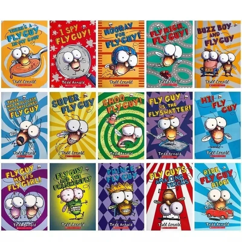 15 Books / fly guy .Set English Usborne Books for Children Kids Picture Books