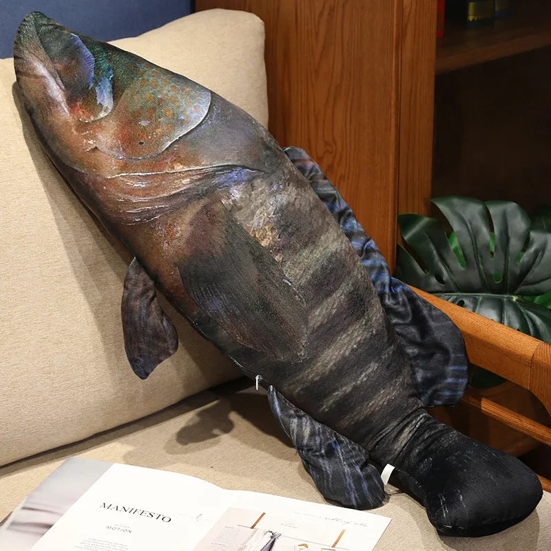 40/60cm Simulation Funny Fish Stuffed Animal Lifelike Tuna or Mackerel