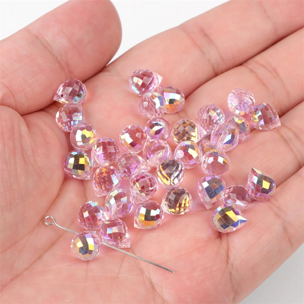 Water Drop Crystal Glass Beads Czech