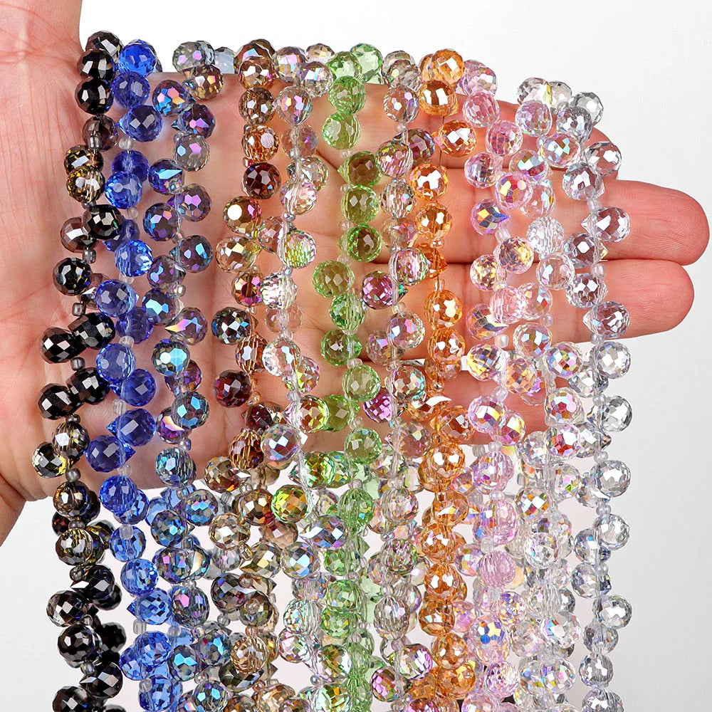 Water Drop Crystal Glass Beads Czech