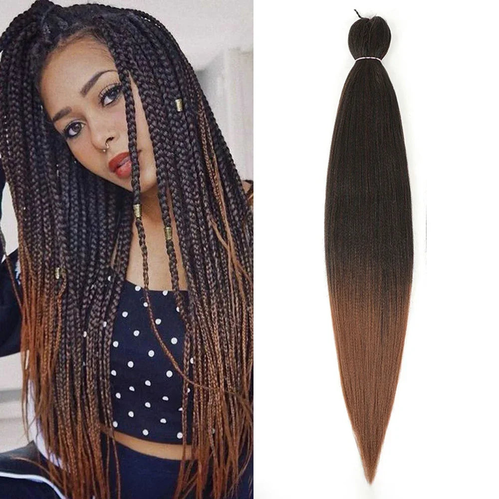 Synthetic Fiber Braiding Hair Ombre Braiding