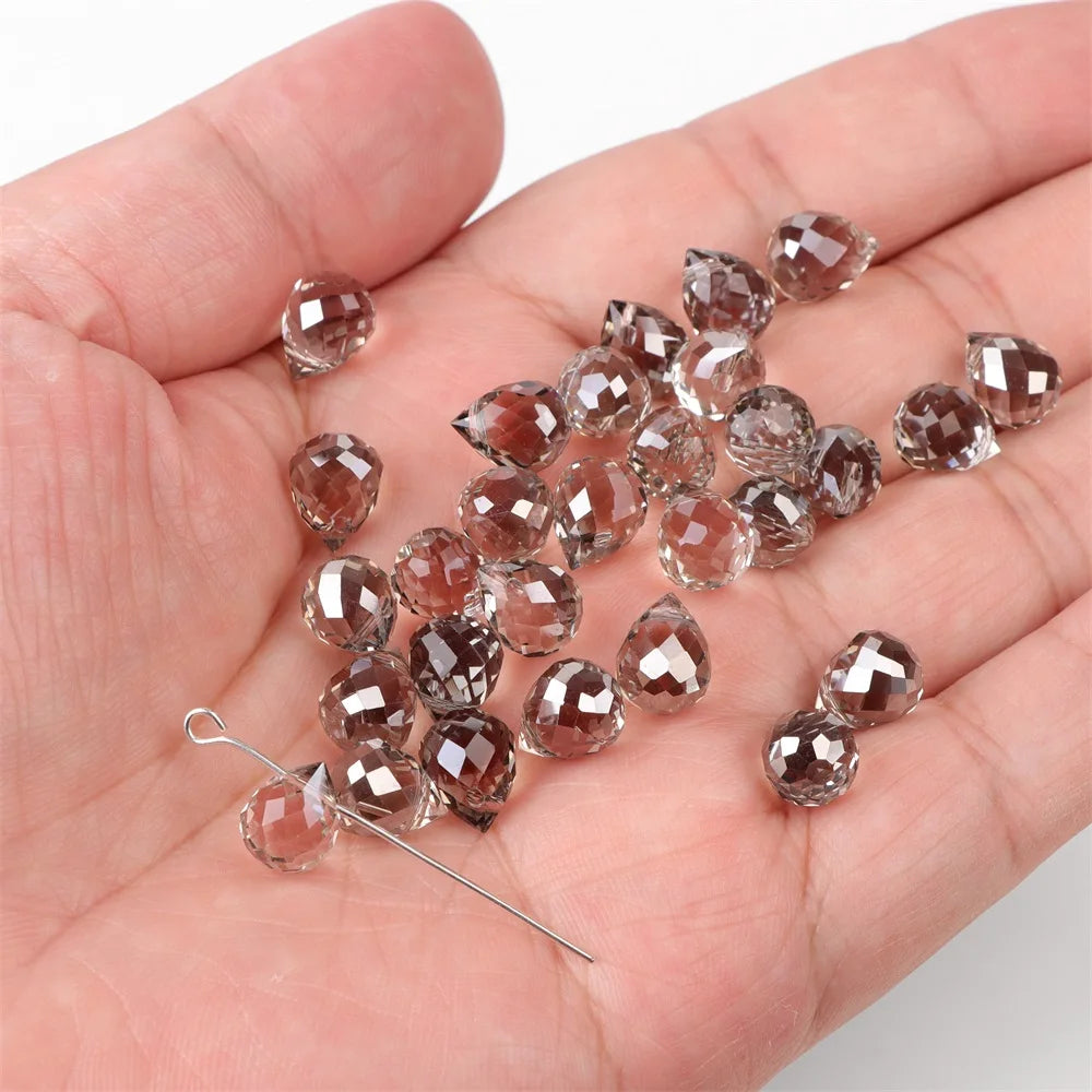 Water Drop Crystal Glass Beads Czech