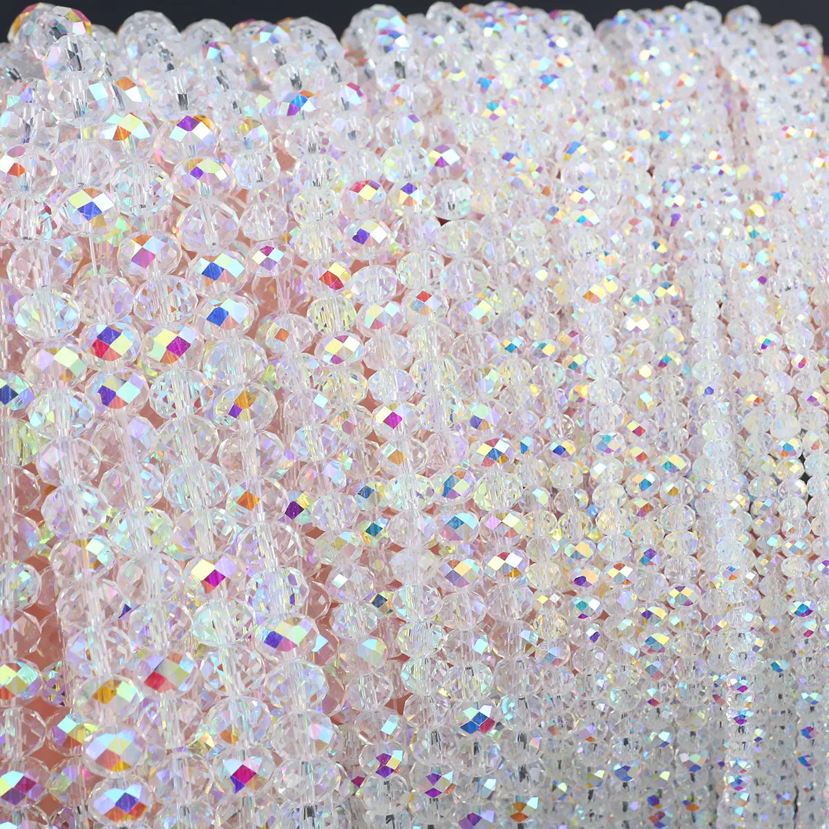 Austrian Crystal White glass beads