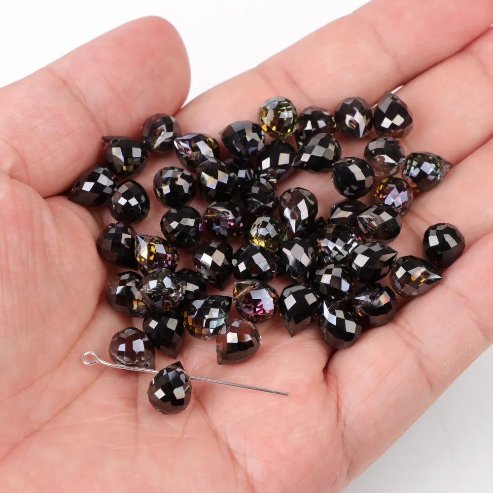 Water Drop Crystal Glass Beads Czech