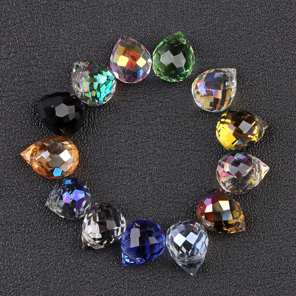 Water Drop Crystal Glass Beads Czech