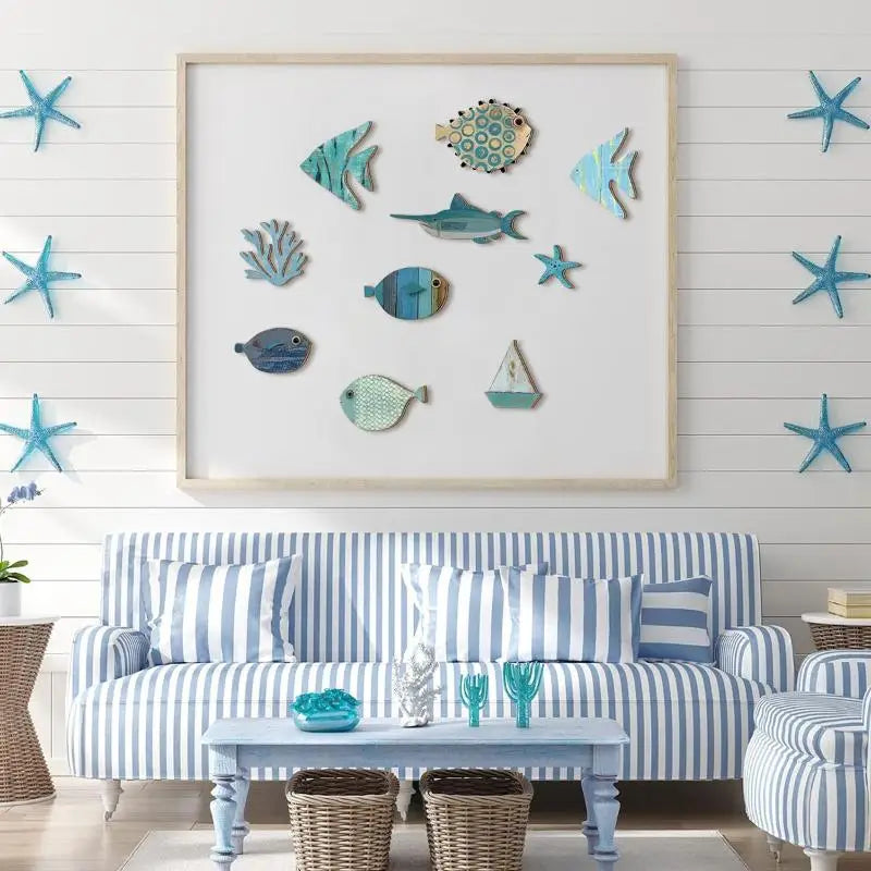 Fish Wall Decor Wooden