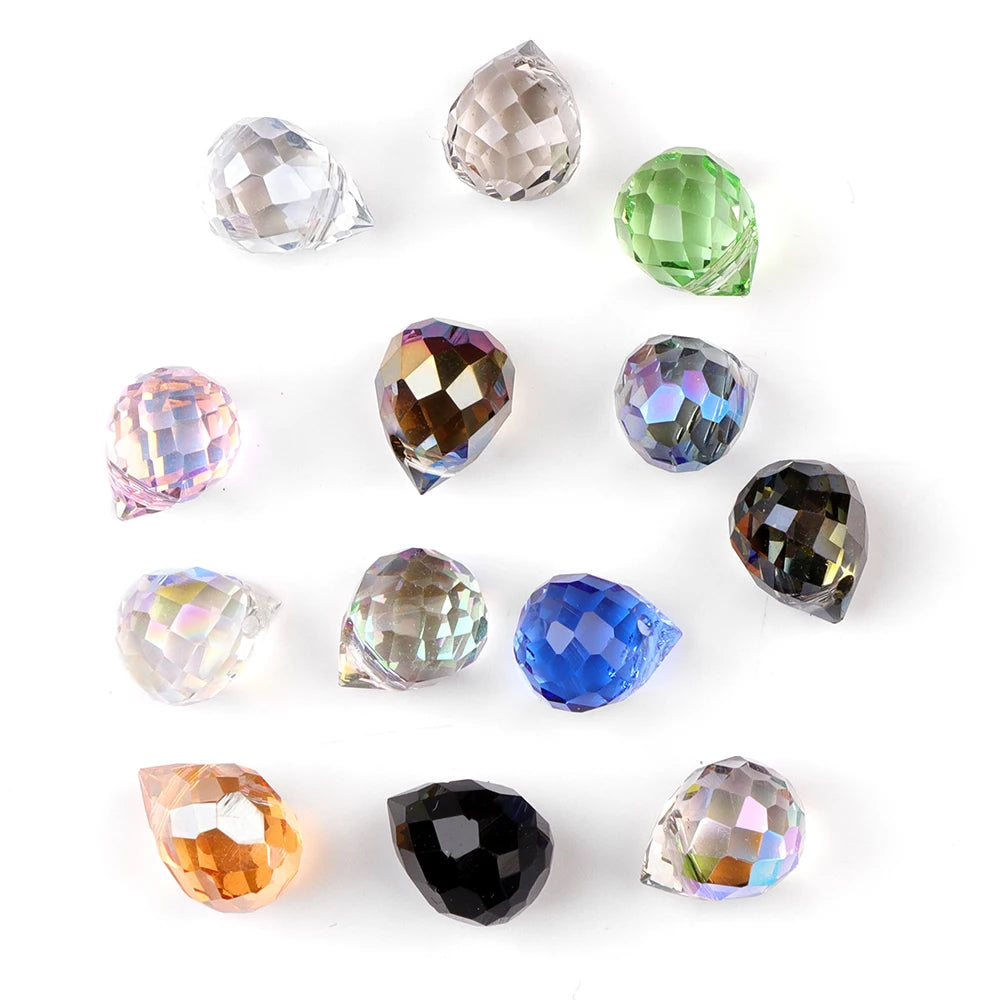 Water Drop Crystal Glass Beads Czech