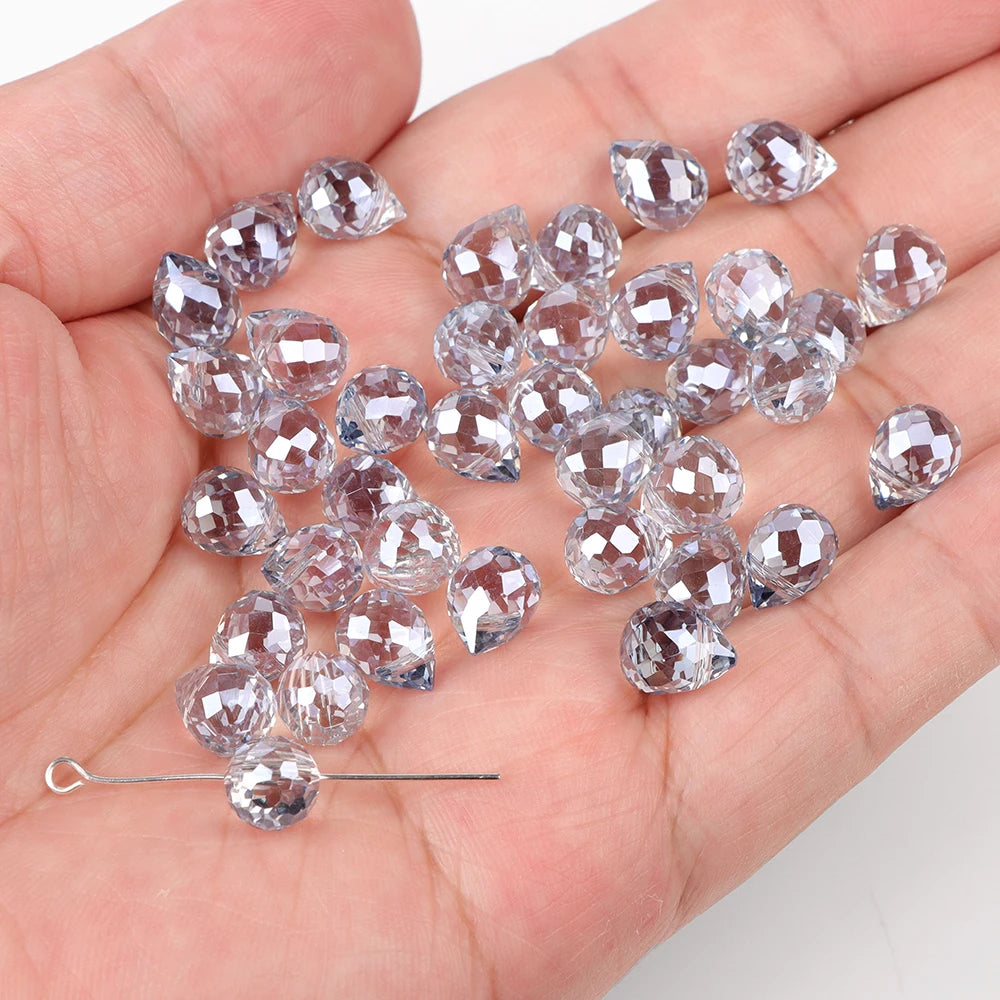 Water Drop Crystal Glass Beads Czech