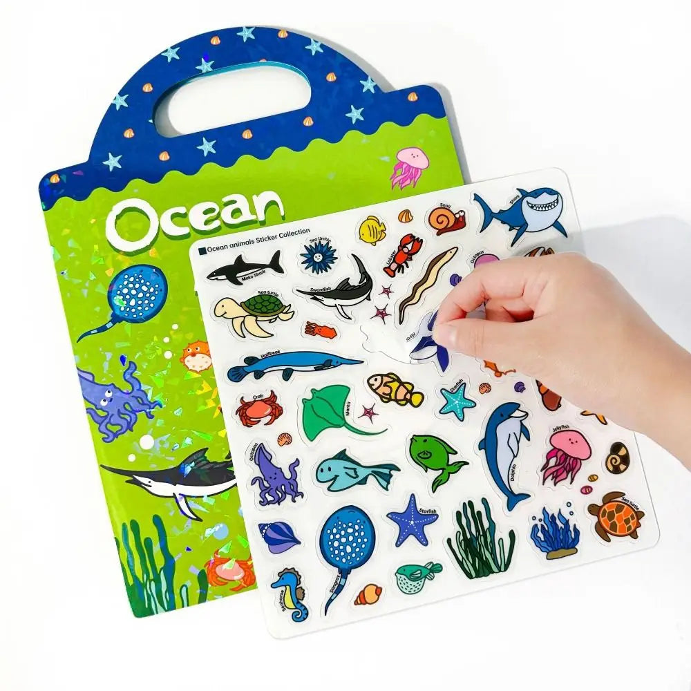 Educational Jelly Sticker Books