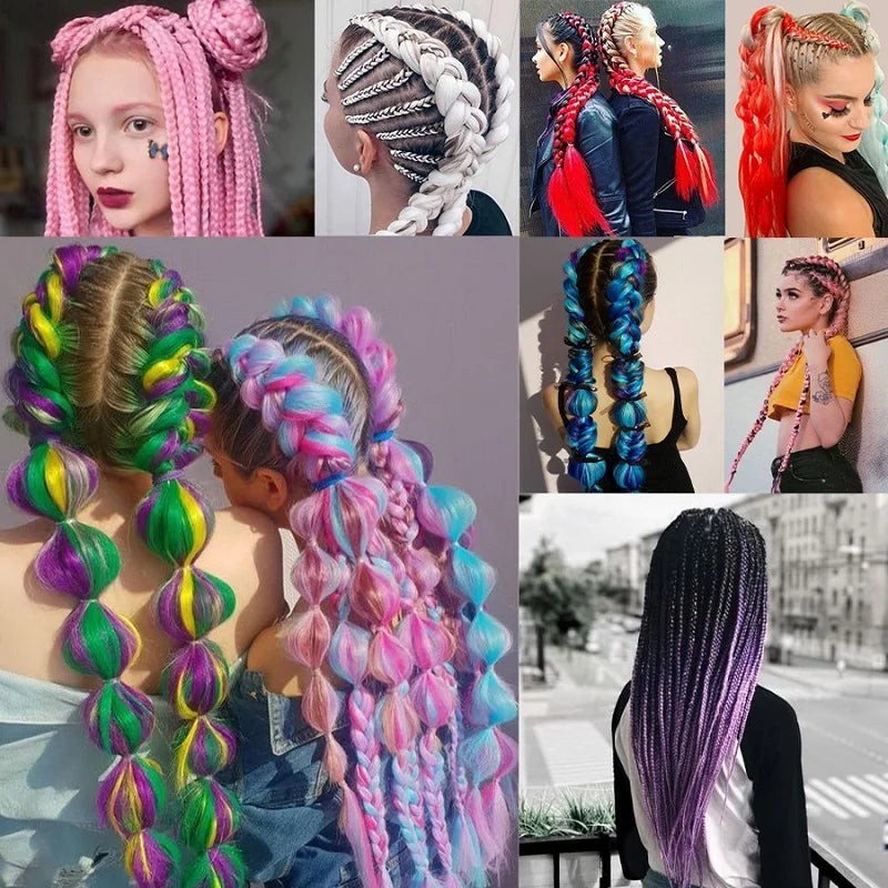 24Inch Synthetic Braiding Hair Extens