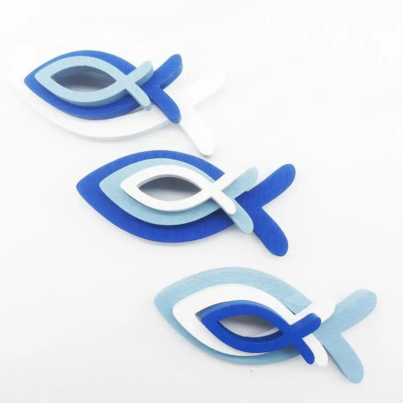 Wooden Fish Wall Art decor