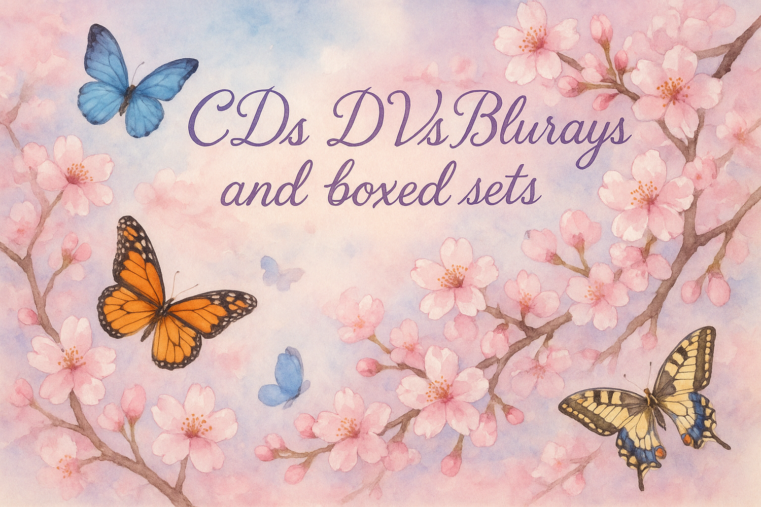 CDs DVDs Blurays boxed sets