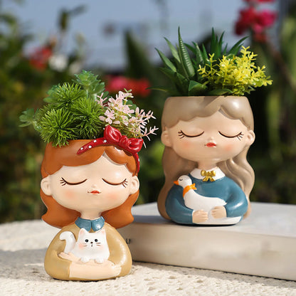 Planter Pot Farmhouse Plant