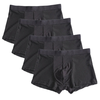 L-8XL Plus Banboo Fiber Men Underwear Male boxer
