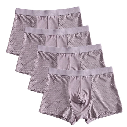 L-8XL Plus Banboo Fiber Men Underwear Male boxer