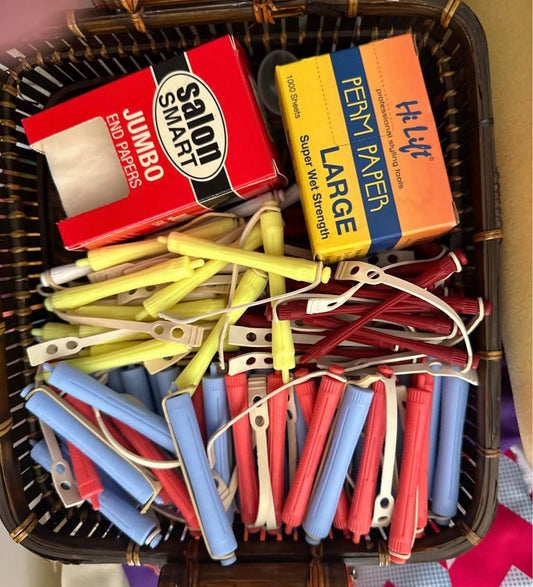Perming rods and papers