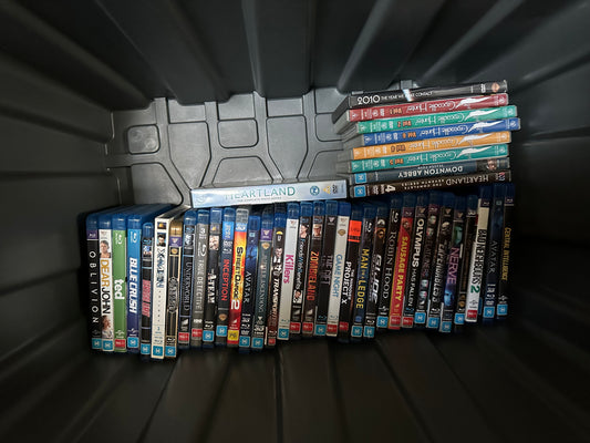 DVDs and blurays