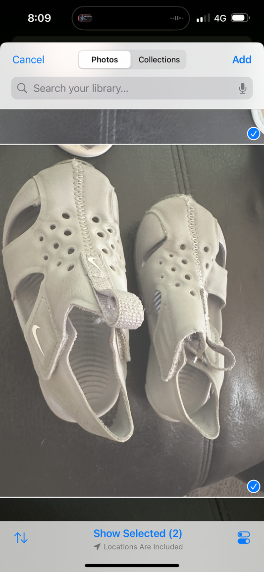 Baby shoes size nike