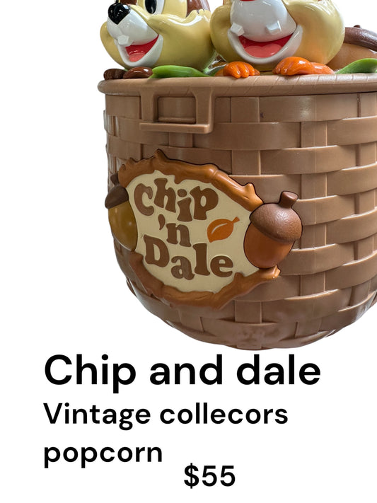 Chip and dale popcorn barrel vintage excellent condition