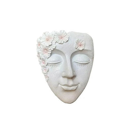 Funny Face Sculpture Planter