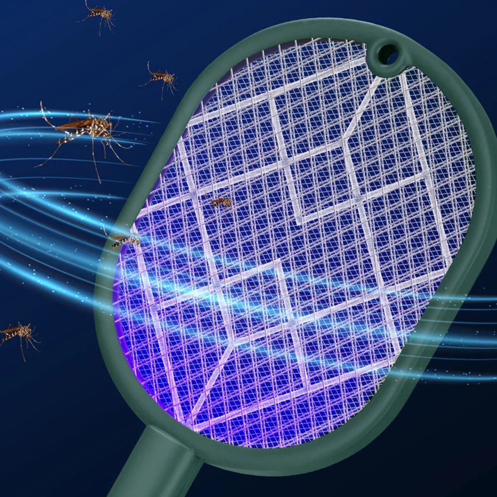 2-in-1 Electric Mosquito Swatter Mosquito Killer USB Rechargeable