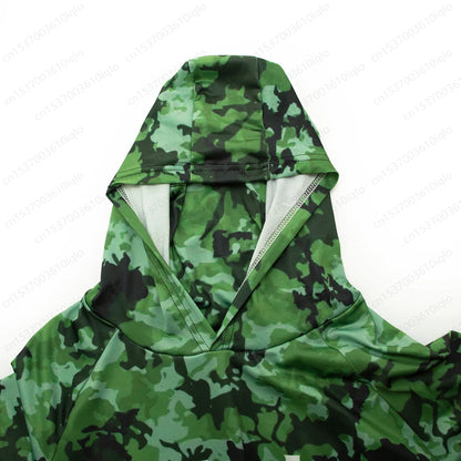 Fishing Shirts Men Long Sleeve Hooded Fishing Wear