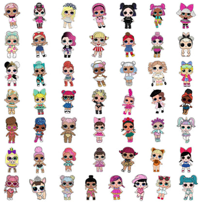 50pcs Cute Doll stickers
