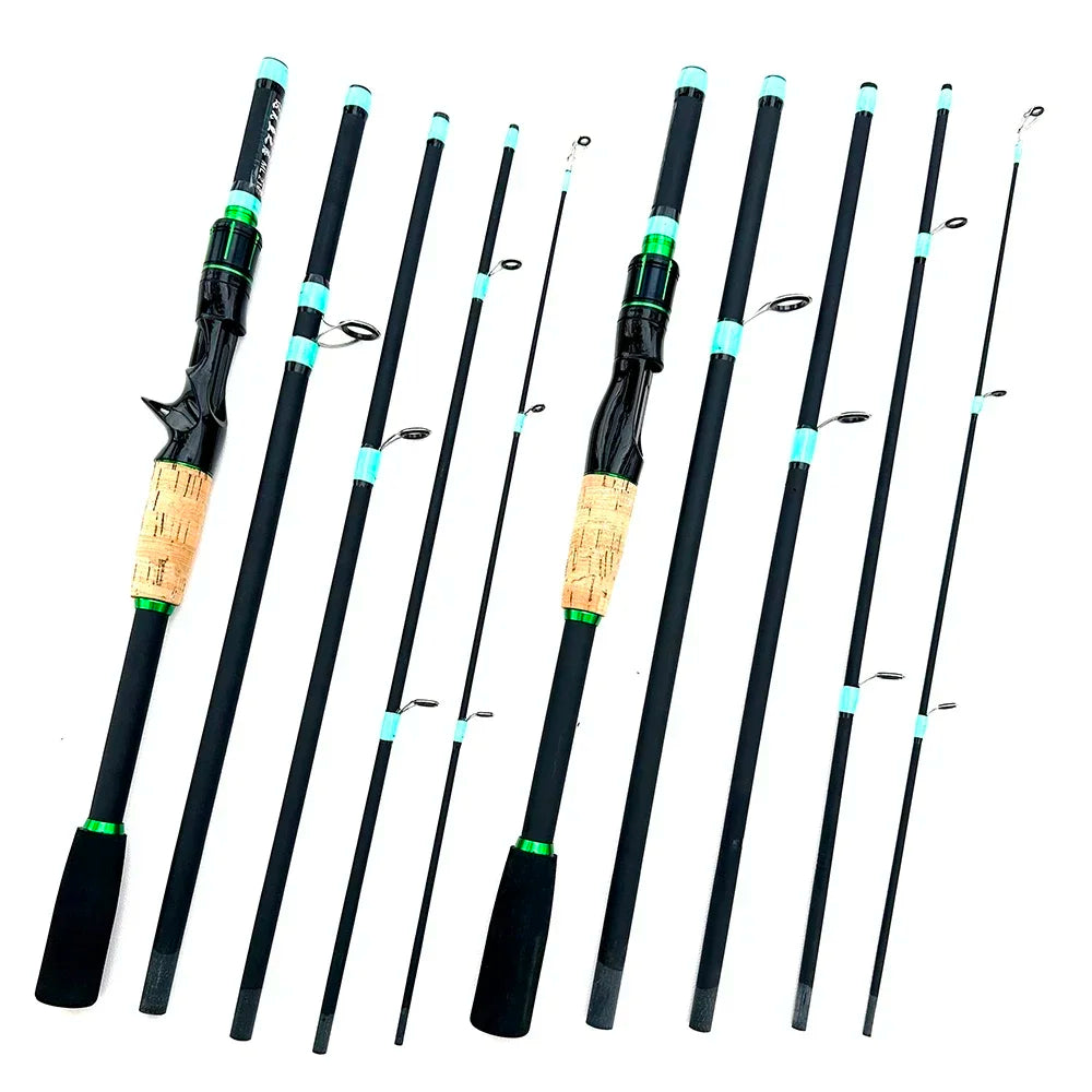 Casting Spinning Lure Fishing Rod Solid ML Tip 1.8/2.1m Ultralight Trout