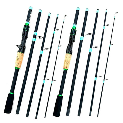 Casting Spinning Lure Fishing Rod Solid ML Tip 1.8/2.1m Ultralight Trout