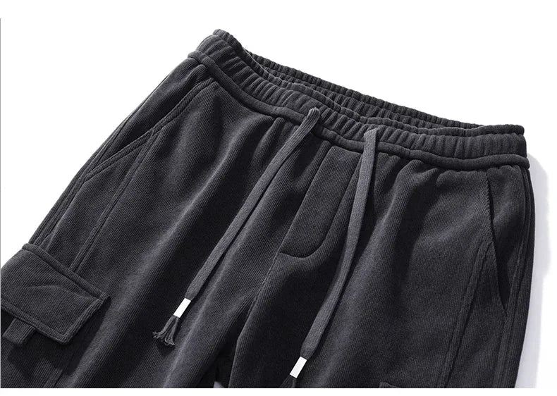 Winter Fleece Men Casual Pants