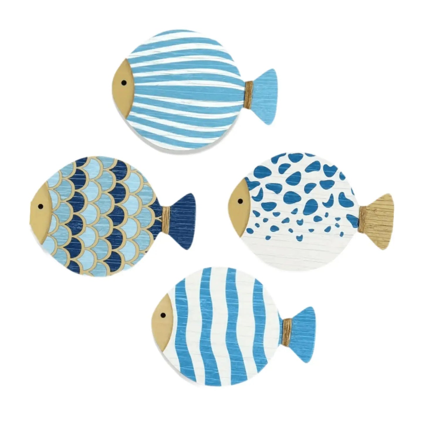 4x Wall Art Wooden