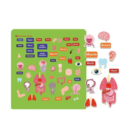 Educational Jelly Sticker Books