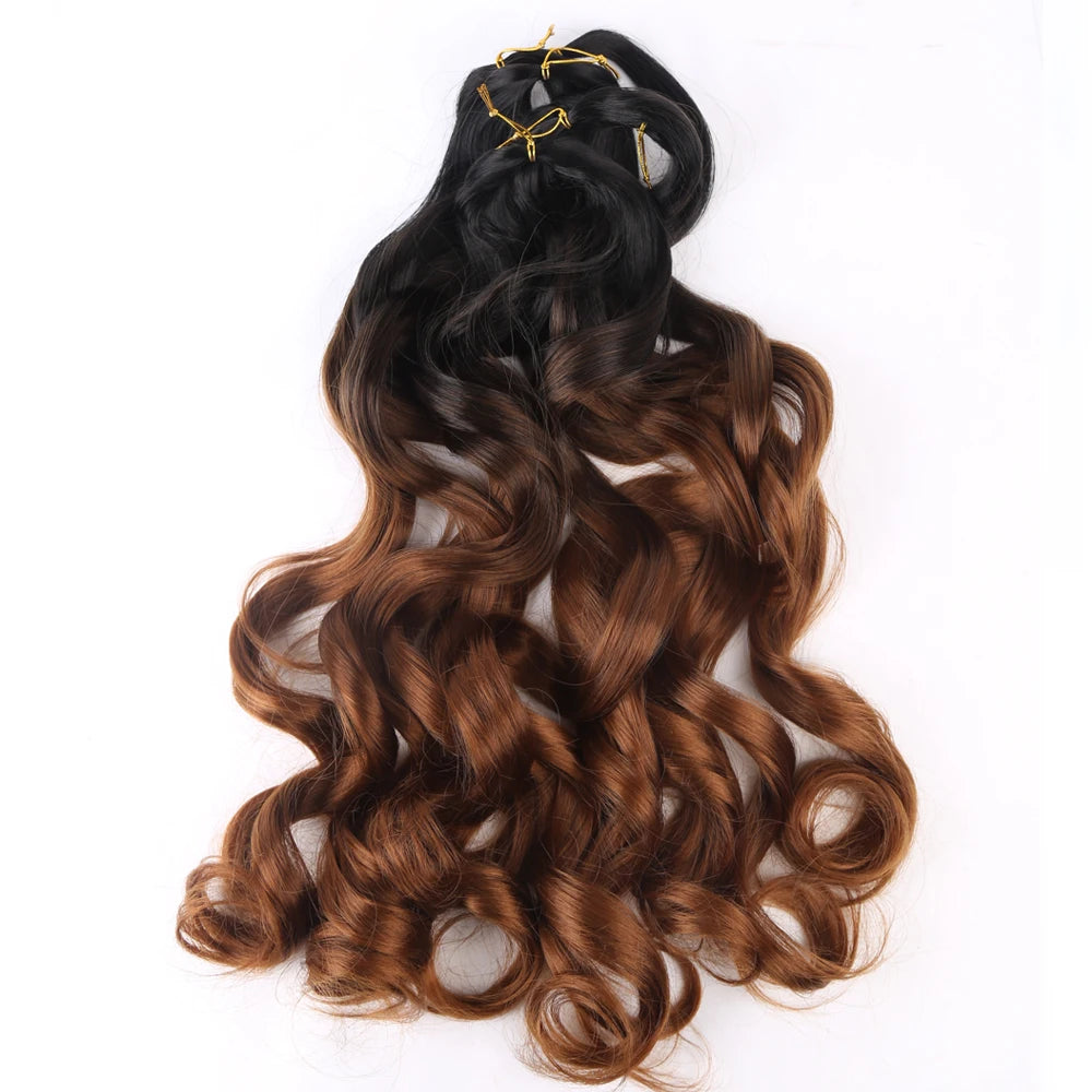 French Curly Crochet Braiding