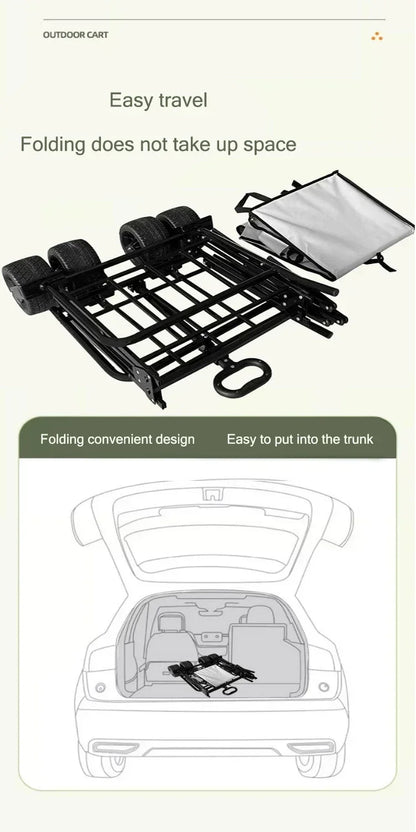 foldable storage cart