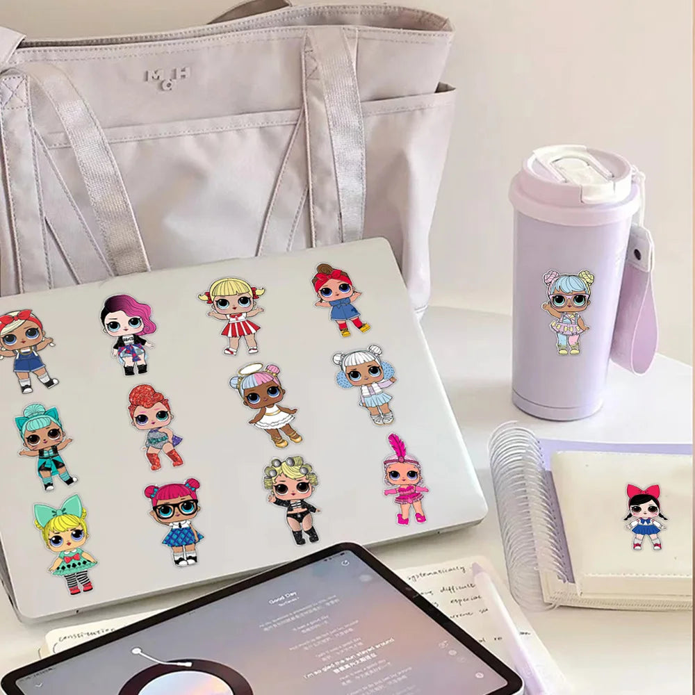 50pcs Cute Doll stickers