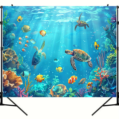 Underwater Party Background Cloth -
