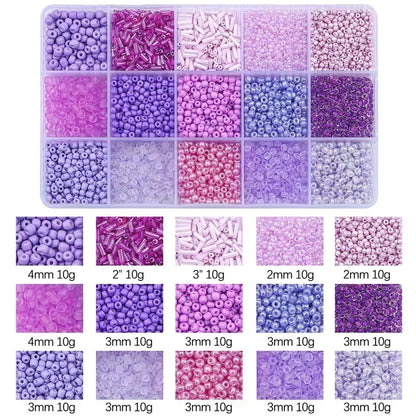 150g/Set Glass Accessories 15 Grid Glass