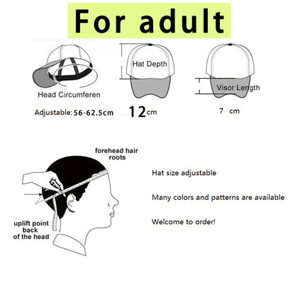 Cartoon Baseball Cap Adjustable