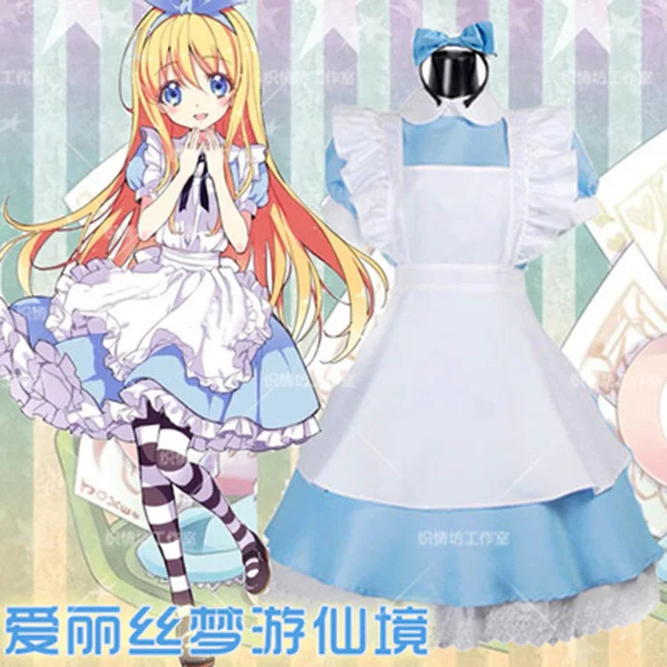 Cosplay Costume Lolita Dress Maid Apron F