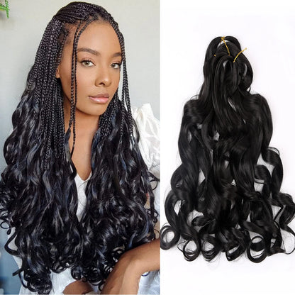 French Curly Crochet Braiding