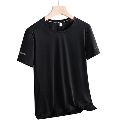 9xl Large Plus Size Quick Dry Short Sleeve T Shirt