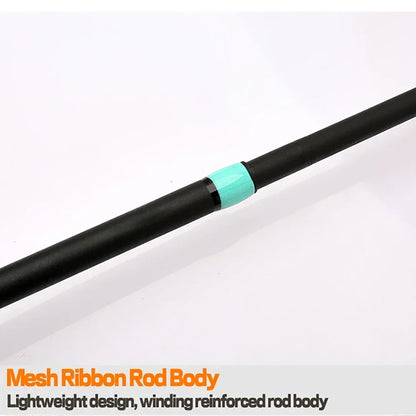 Casting Spinning Lure Fishing Rod Solid ML Tip 1.8/2.1m Ultralight Trout