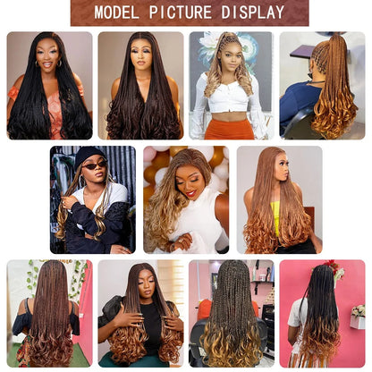 French Curly Crochet Braiding