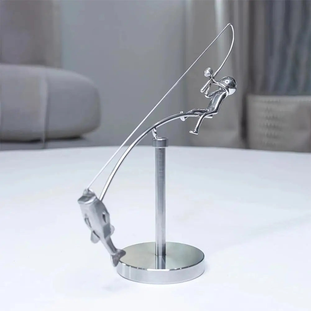 The Fisherman Balancing Sculpture