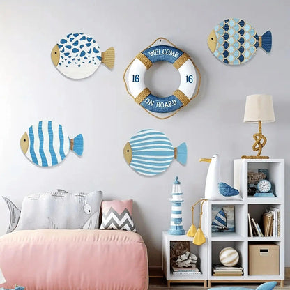 4x Wall Art Wooden