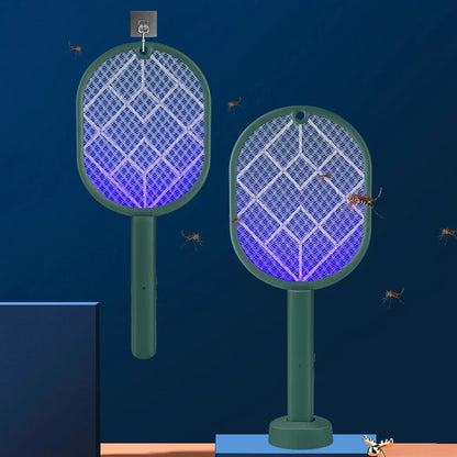 2-in-1 Electric Mosquito Swatter Mosquito Killer USB Rechargeable